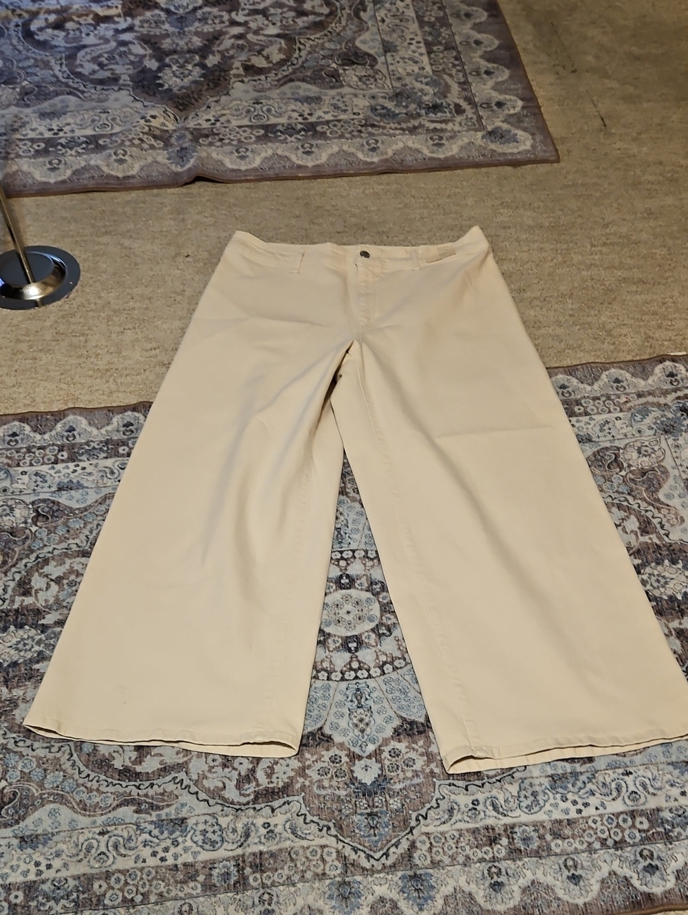 Universal Thread Wide-Leg Pants in Cream